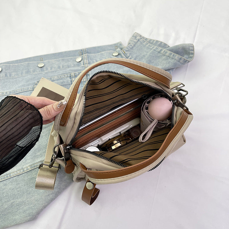 Simple Stylish And Versatile Shoulder Bag Nylon Material High-end Feel