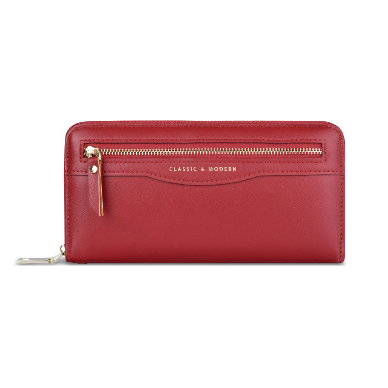 Women's Wallet Zipper Multifunctional Change Long Clutch