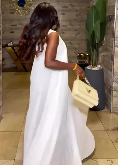 Fashion Casual Women's Loose Pleated Flare Dress