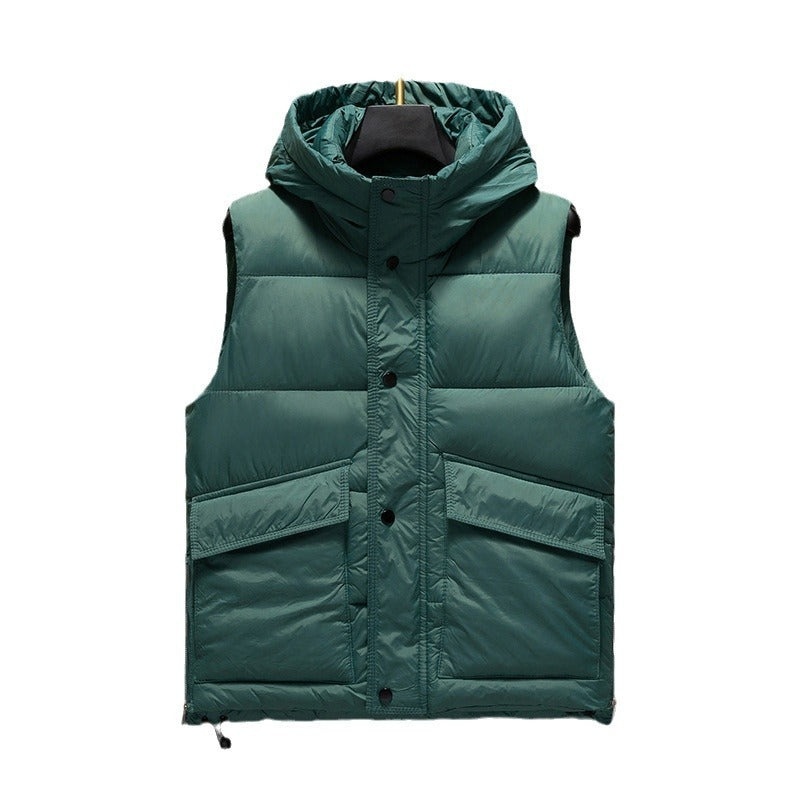 Down Cotton Vest Men's Waistcoat Jacket