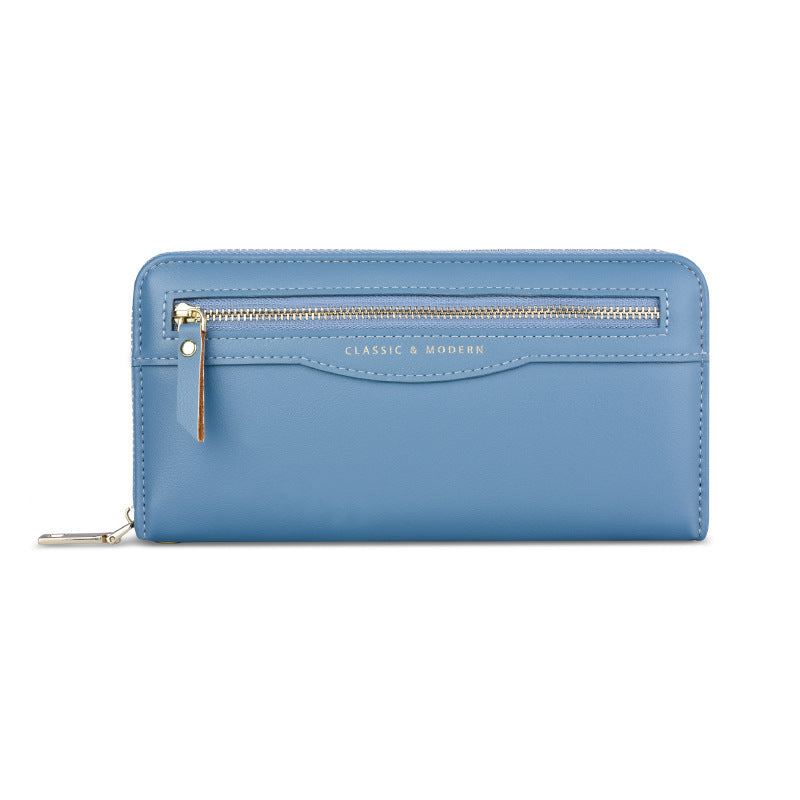 Women's Wallet Zipper Multifunctional Change Long Clutch